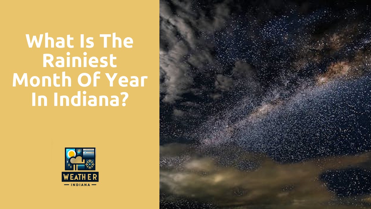 What is the rainiest month of year in Indiana?