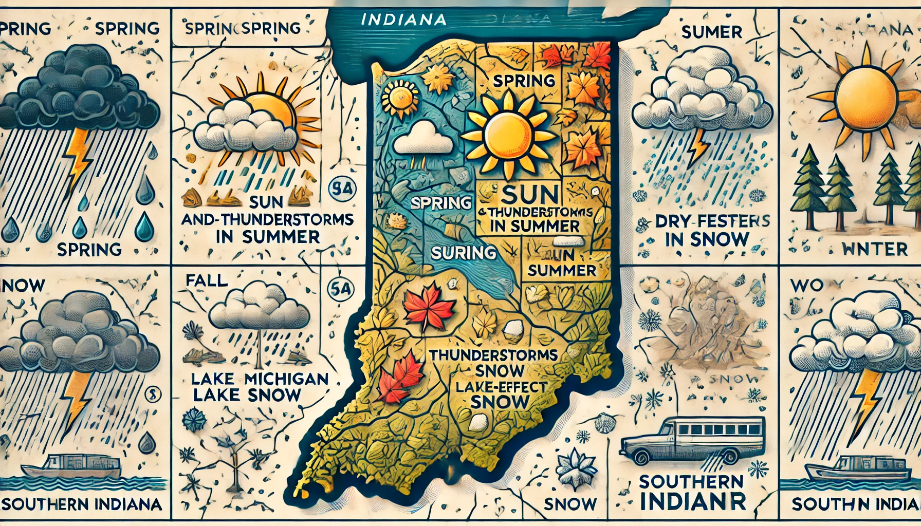 What Are the Precipitation Patterns in Indiana?